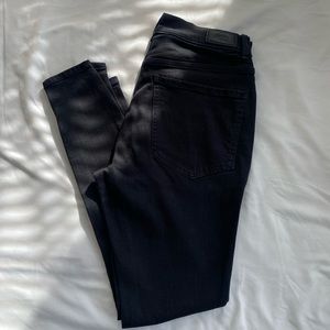 Express stretch+ denim perfect black ankle legging 10r